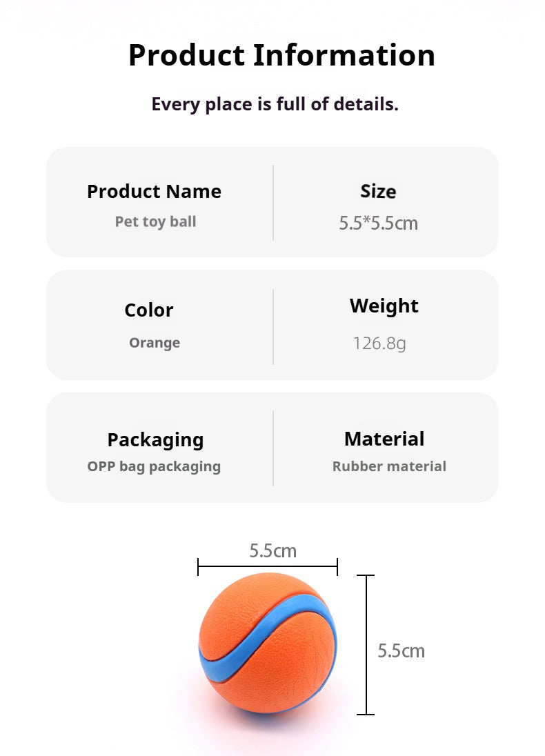Self-hi boredom elastic ball molars solid ball outdoor pet toys