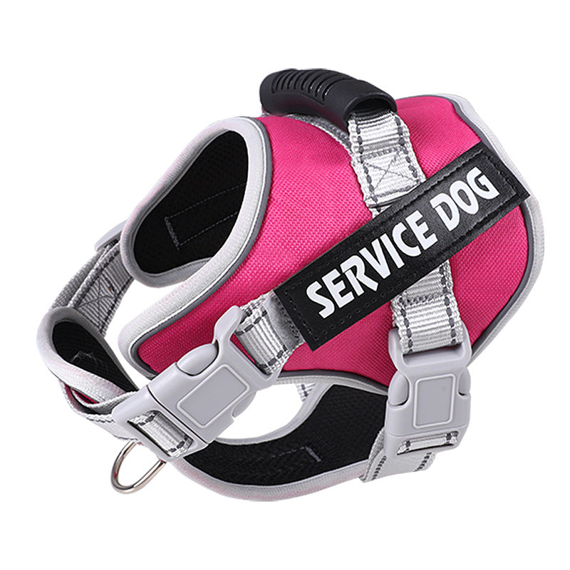 Dog leash reflective pet harness walking leash(Single chest back)