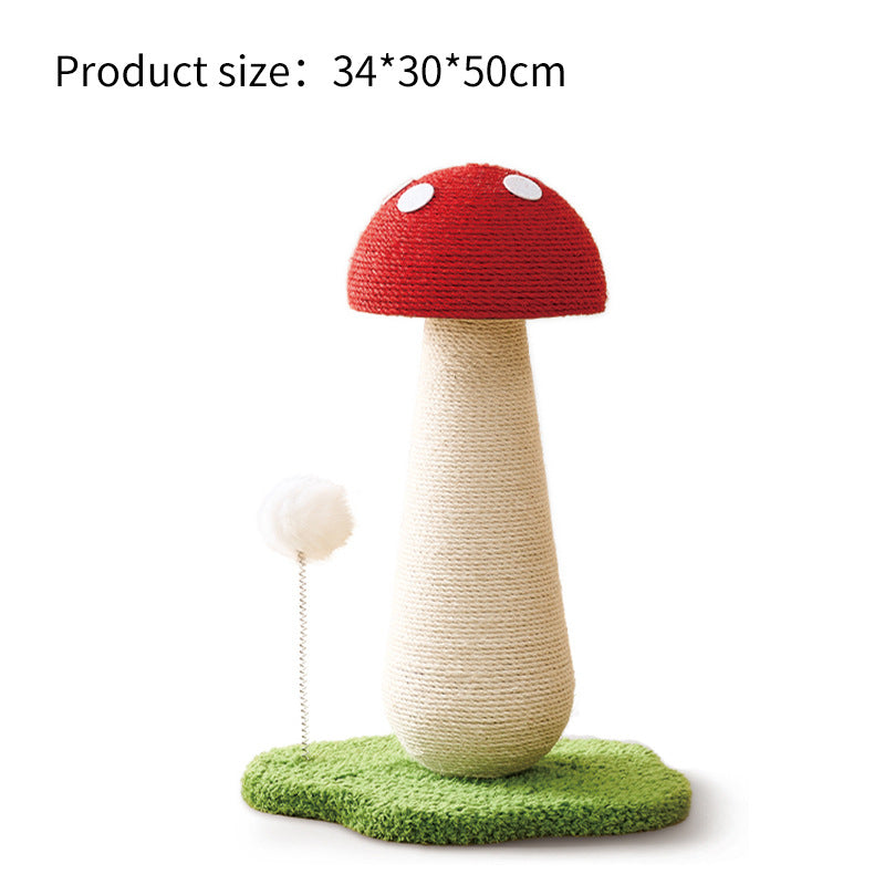Vertical cat scratching post cat tree integrated wear-resistant and non-shedding