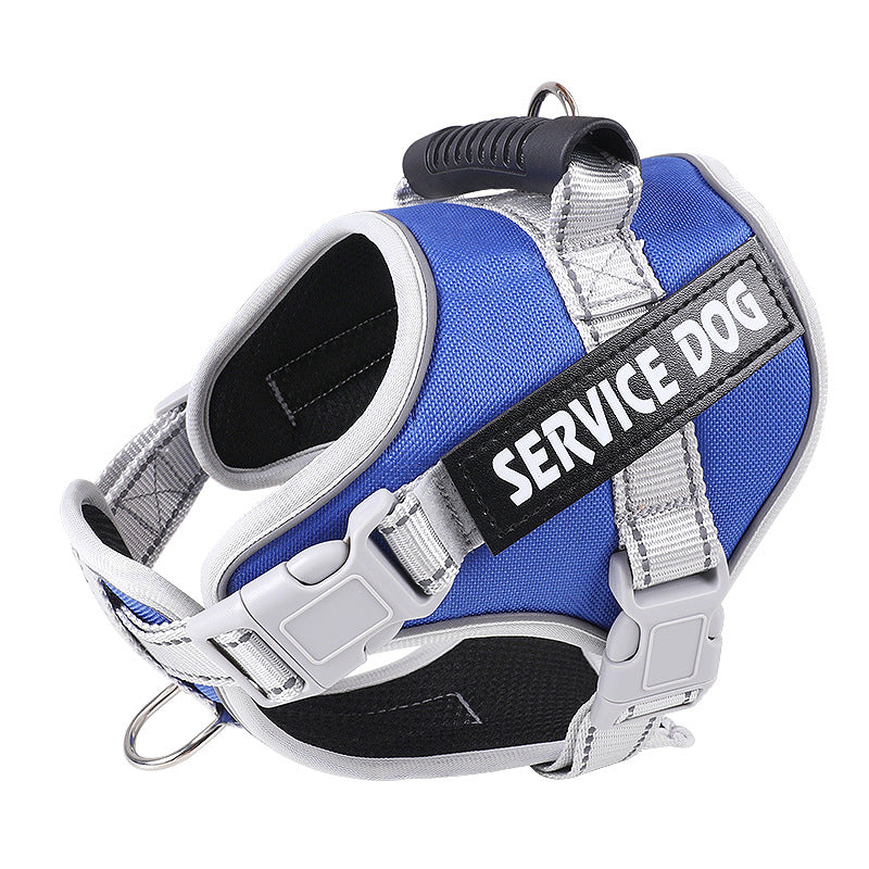 Dog leash reflective pet harness walking leash(Single chest back)