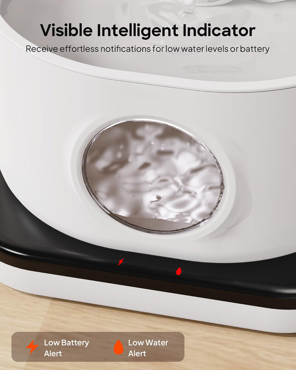 Wireless pet water dispenser 2.8L prism 5200mAh lithium battery intelligent induction water filter cat water dispenser