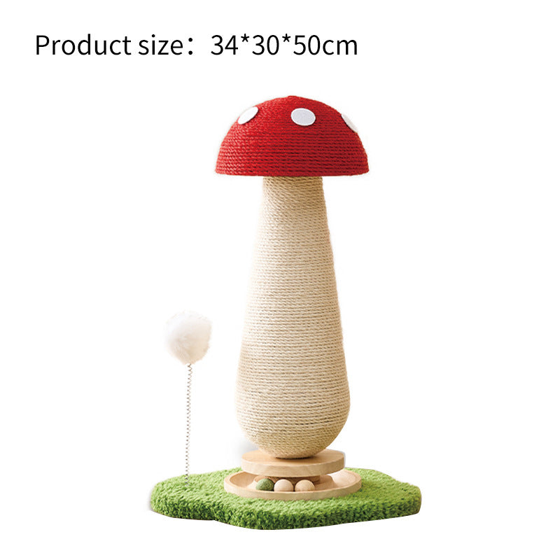 Vertical cat scratching post cat tree integrated wear-resistant and non-shedding