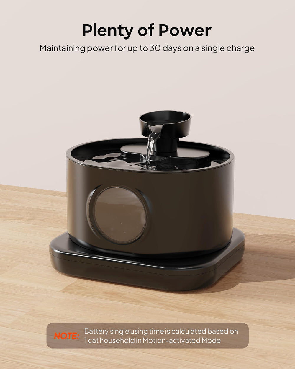Wireless pet water dispenser 2.8L prism 5200mAh lithium battery intelligent induction water filter cat water dispenser