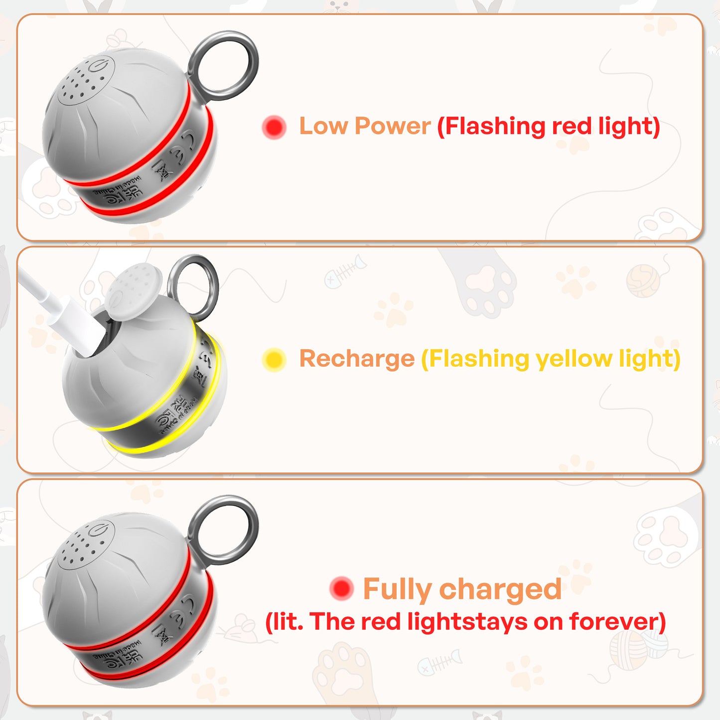 Smart Interactive Cat Toy Ball
