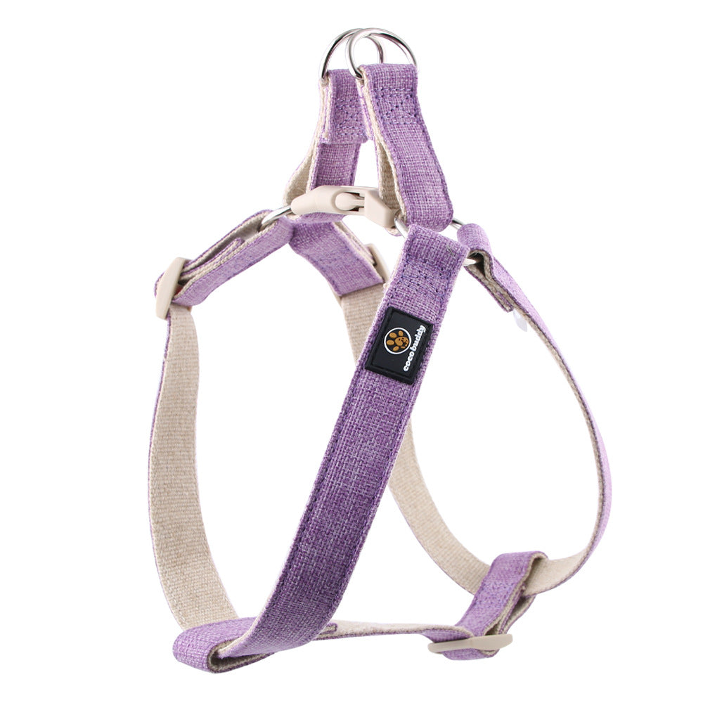 Cotton linen pet leash