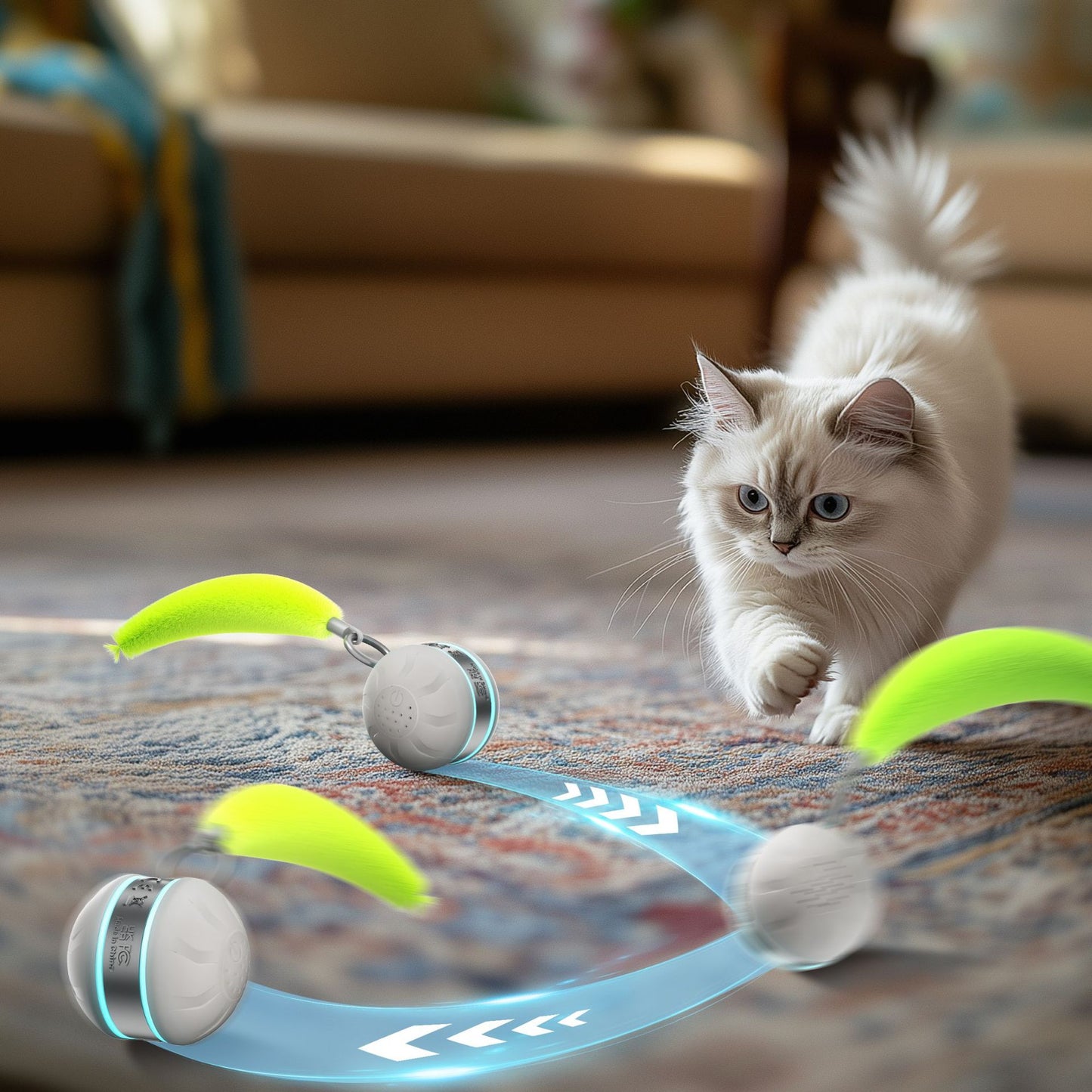 Smart Interactive Cat Toy Ball
