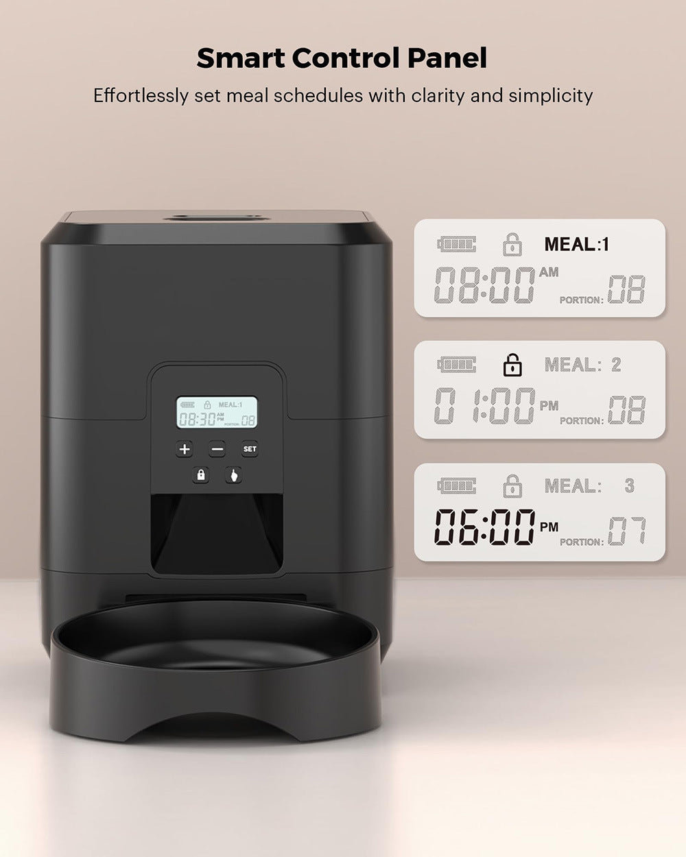 Smart Feeder 2L Dog Feeder WIFI Timing Cat Food Feeder Memory Function