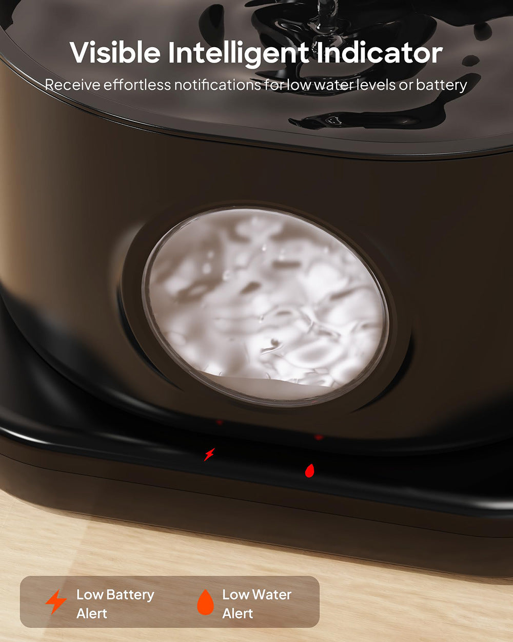 Wireless pet water dispenser 2.8L prism 5200mAh lithium battery intelligent induction water filter cat water dispenser