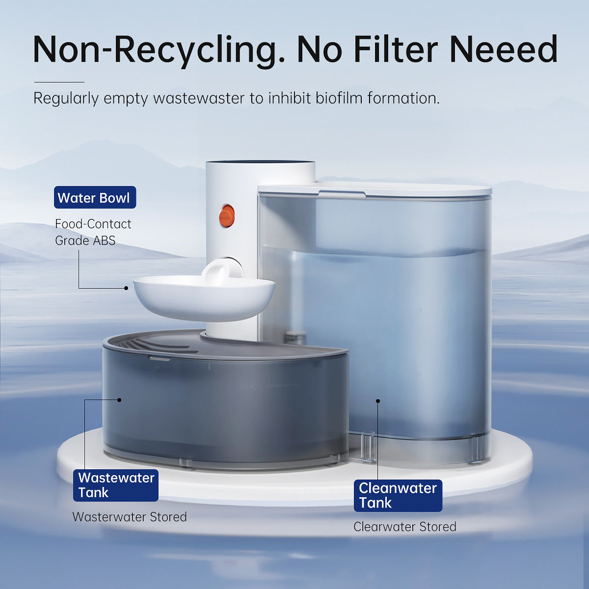 Smart Dump Pet Water Dispenser