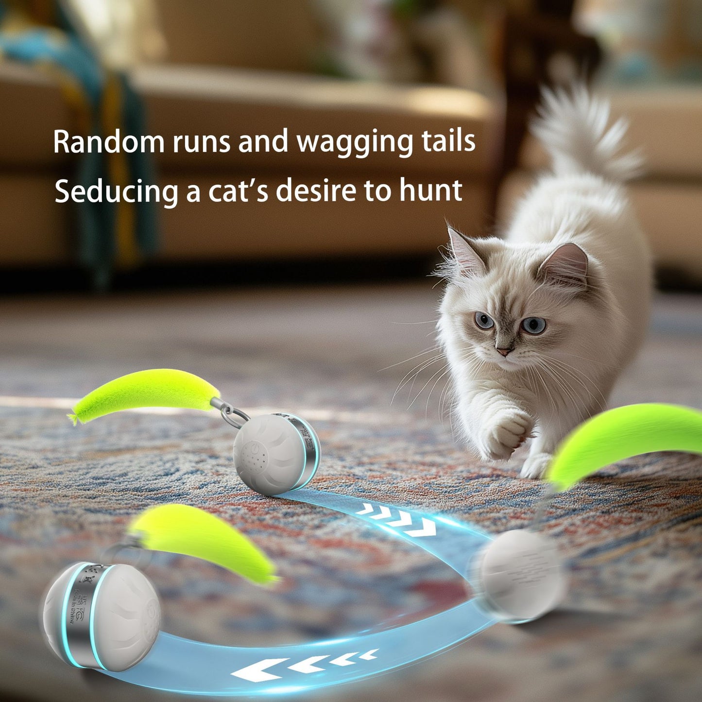 Smart Interactive Cat Toy Ball