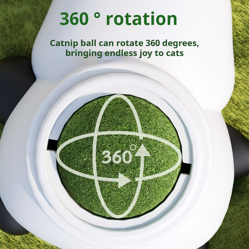 Panda Spin Catnip Ball