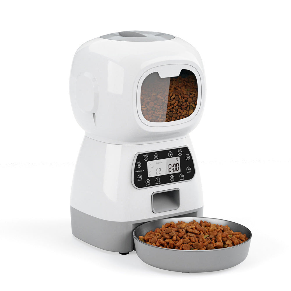 WIFI intelligent control 3.5L elf pet feeder automatic timing quantitative feeder wireless APP feeding