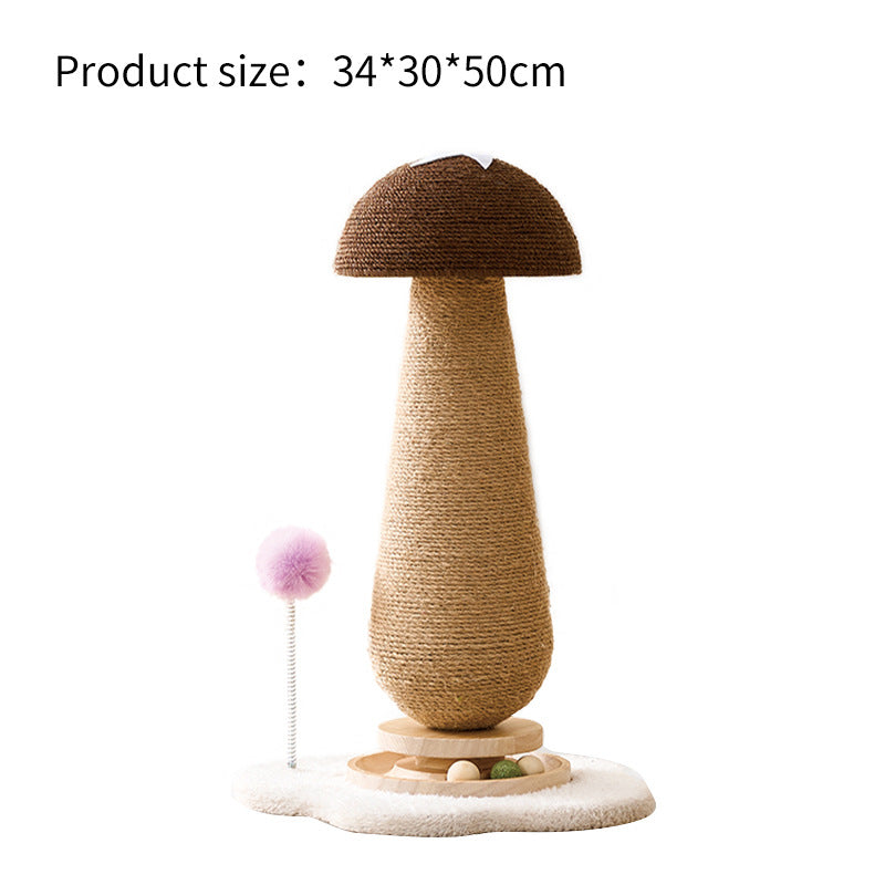 Vertical cat scratching post cat tree integrated wear-resistant and non-shedding