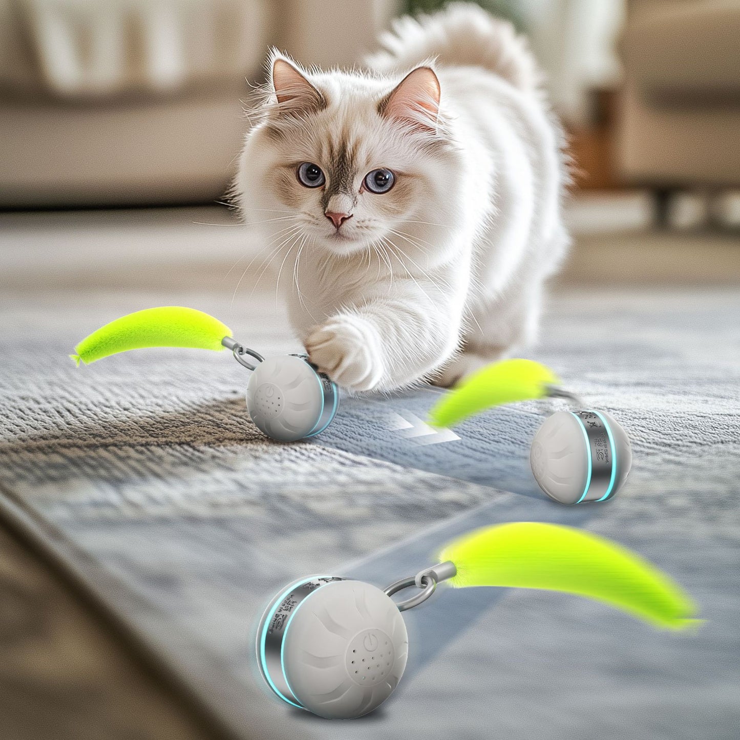 Smart Interactive Cat Toy Ball