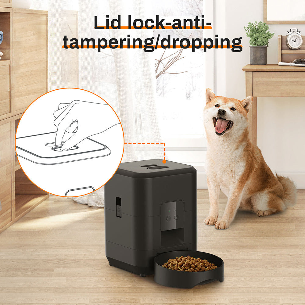 Smart Feeder 2L Dog Feeder WIFI Timing Cat Food Feeder Memory Function
