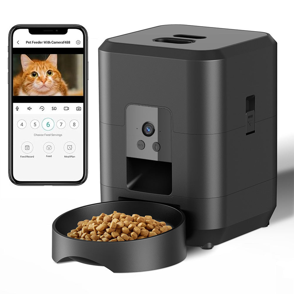 Smart Feeder 2L Dog Feeder WIFI Timing Cat Food Feeder Memory Function