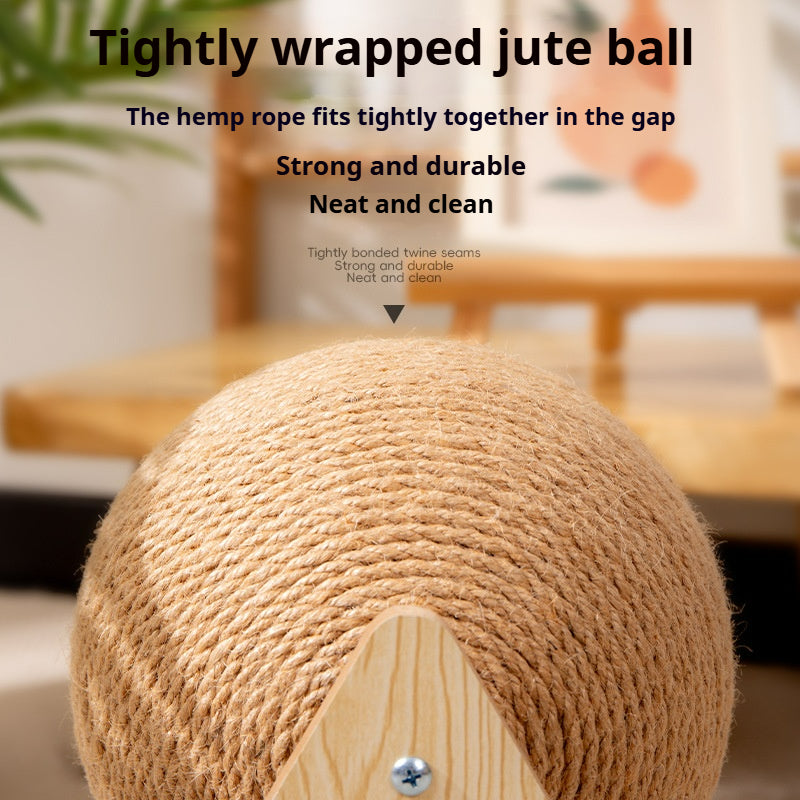 Triangle Cat Scratching Ball