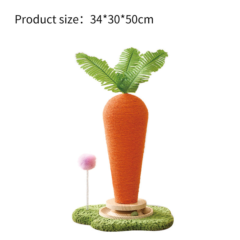 Vertical cat scratching post cat tree integrated wear-resistant and non-shedding