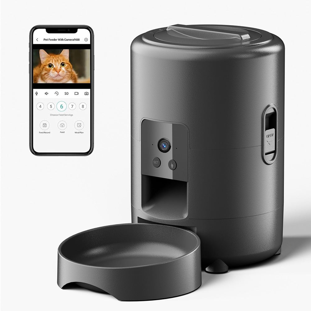 Smart Feeder 2L Dog Feeder WIFI Timing Cat Food Feeder Memory Function