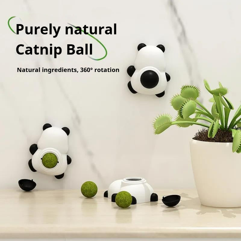 Panda Spin Catnip Ball