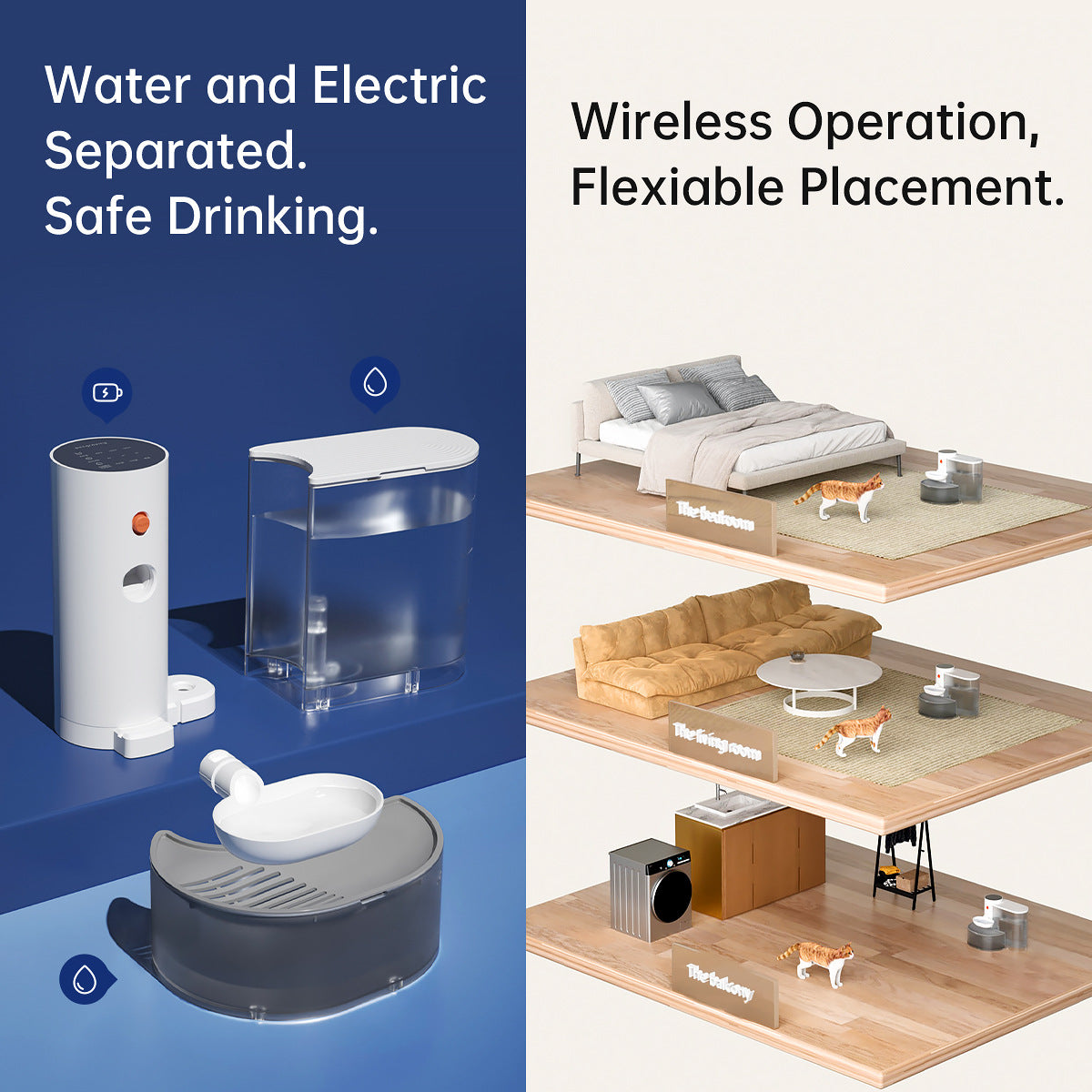 Smart Dump Pet Water Dispenser