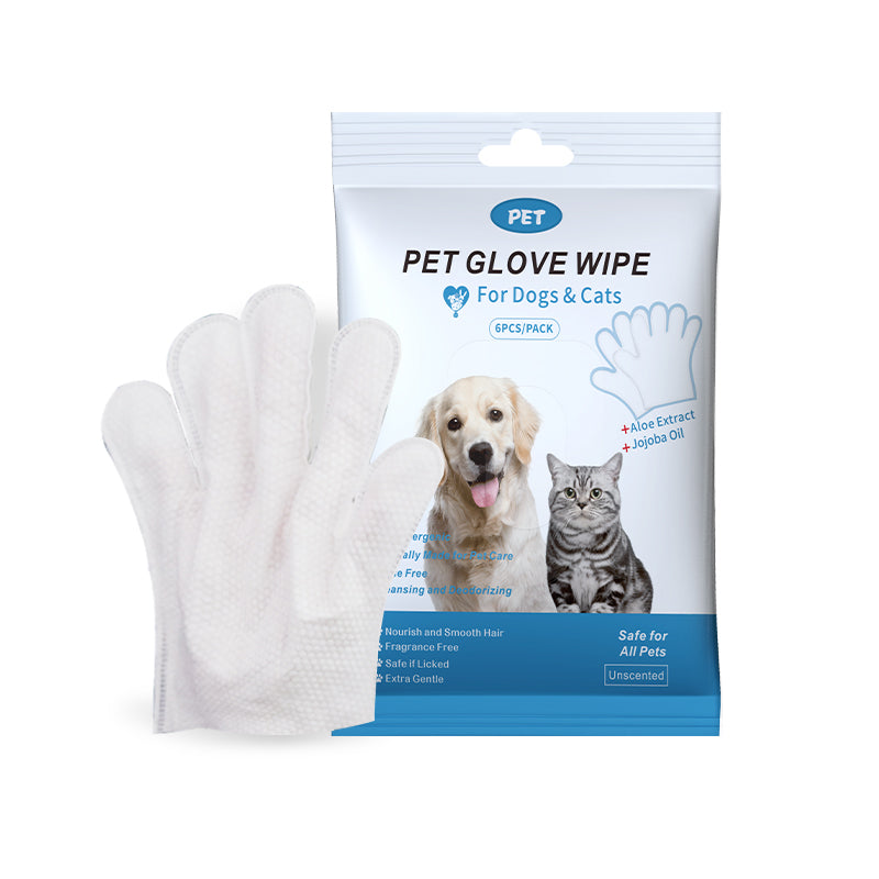 Pet supplies, pet hand free covers, cats and dogs, bath cleaning, dry cleaning, wipes, gloves, deodorization