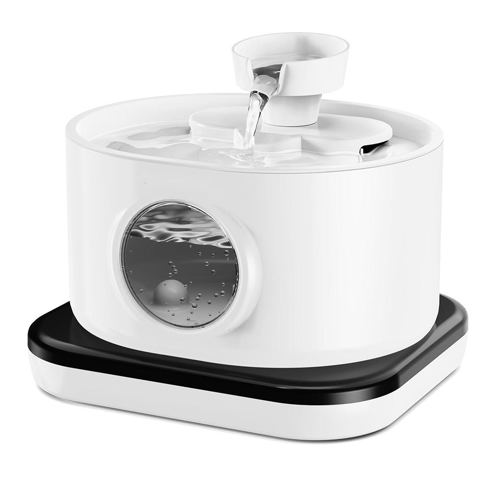 Wireless pet water dispenser 2.8L prism 5200mAh lithium battery intelligent induction water filter cat water dispenser