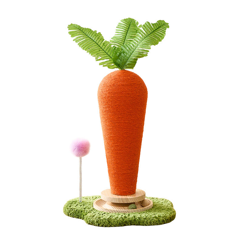 Vertical cat scratching post cat tree integrated wear-resistant and non-shedding