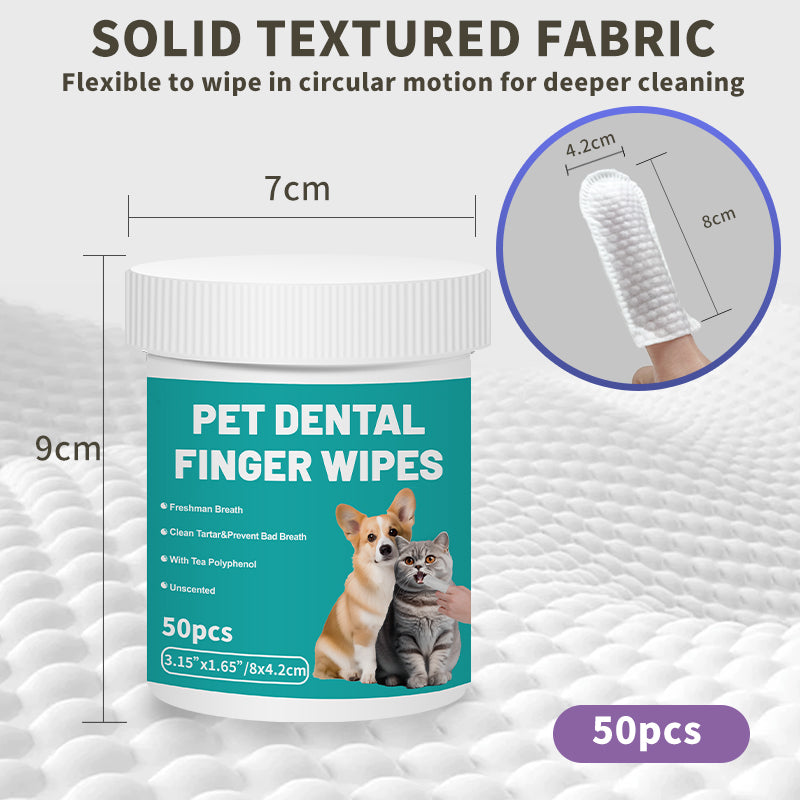 Pet Supplies, Pet Scaling Finger Covers, Wipes, Disposable Finger Toothbrushes, Dogs and Cats, Oral Cleaning