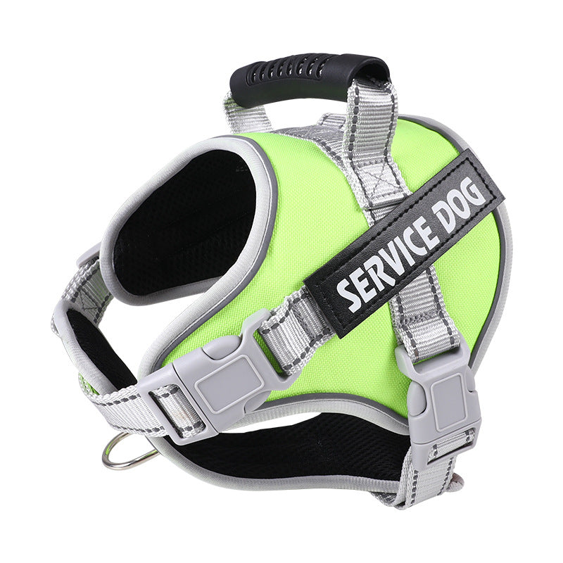 Dog leash reflective pet harness walking leash(Single chest back)