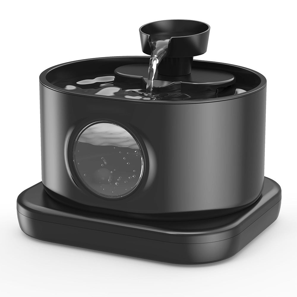 Wireless pet water dispenser 2.8L prism 5200mAh lithium battery intelligent induction water filter cat water dispenser