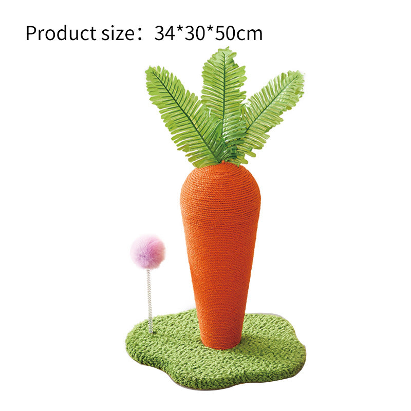 Vertical cat scratching post cat tree integrated wear-resistant and non-shedding