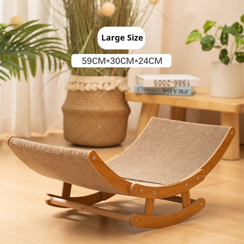 Cat scratching board, shaker, rocking chair, corrugated paper, cat nest, burlap scratching board