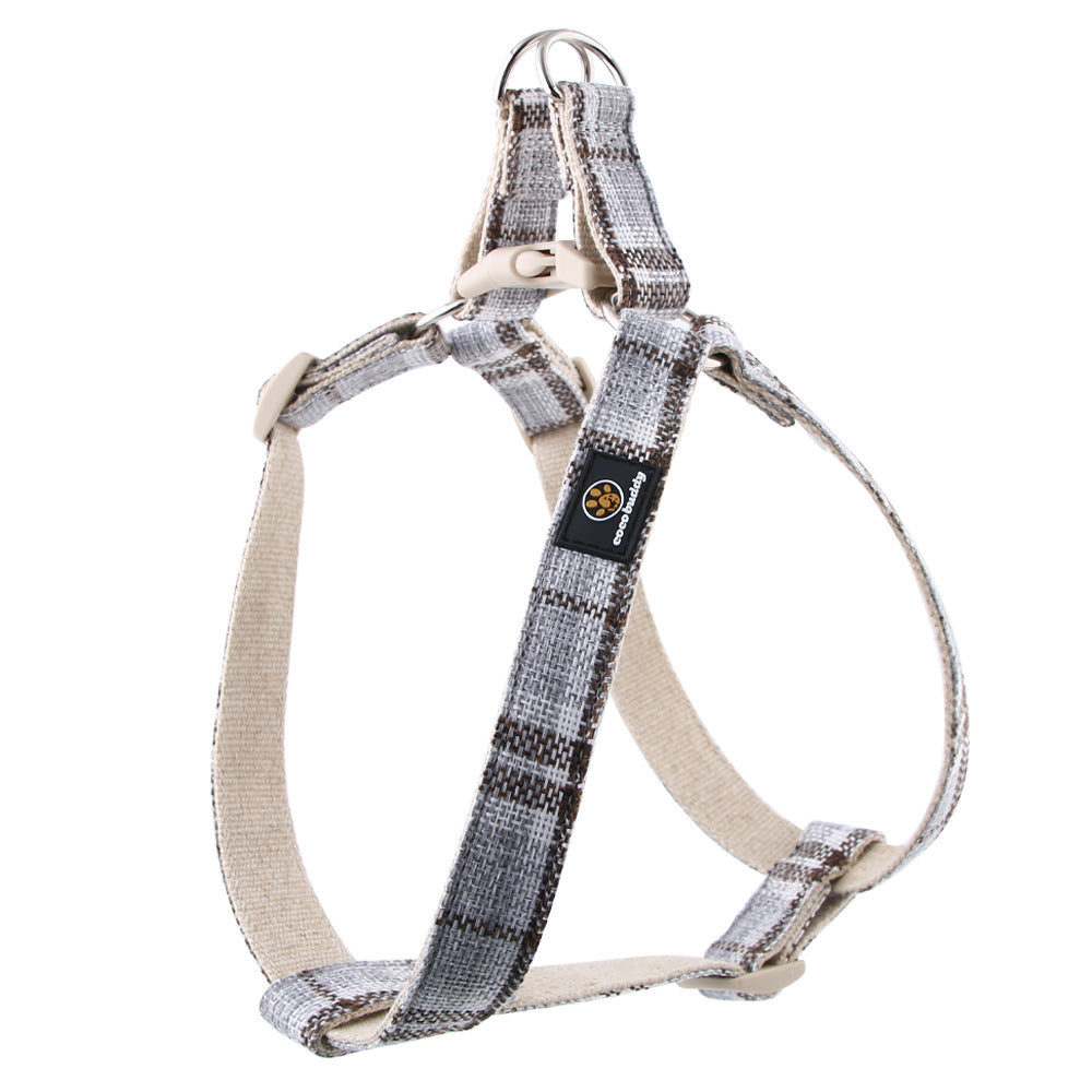 Cotton linen pet leash