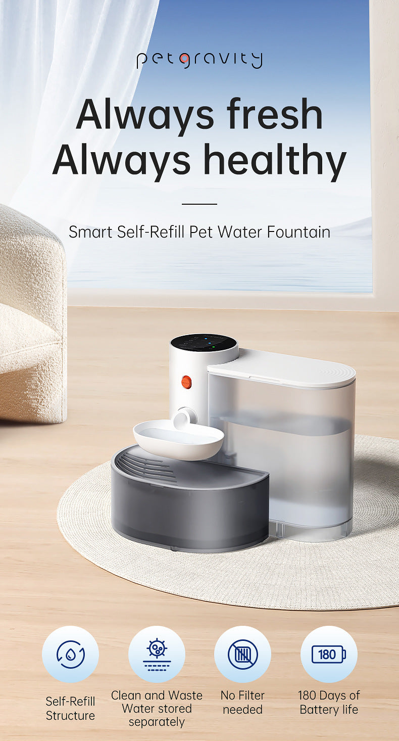 Smart Dump Pet Water Dispenser