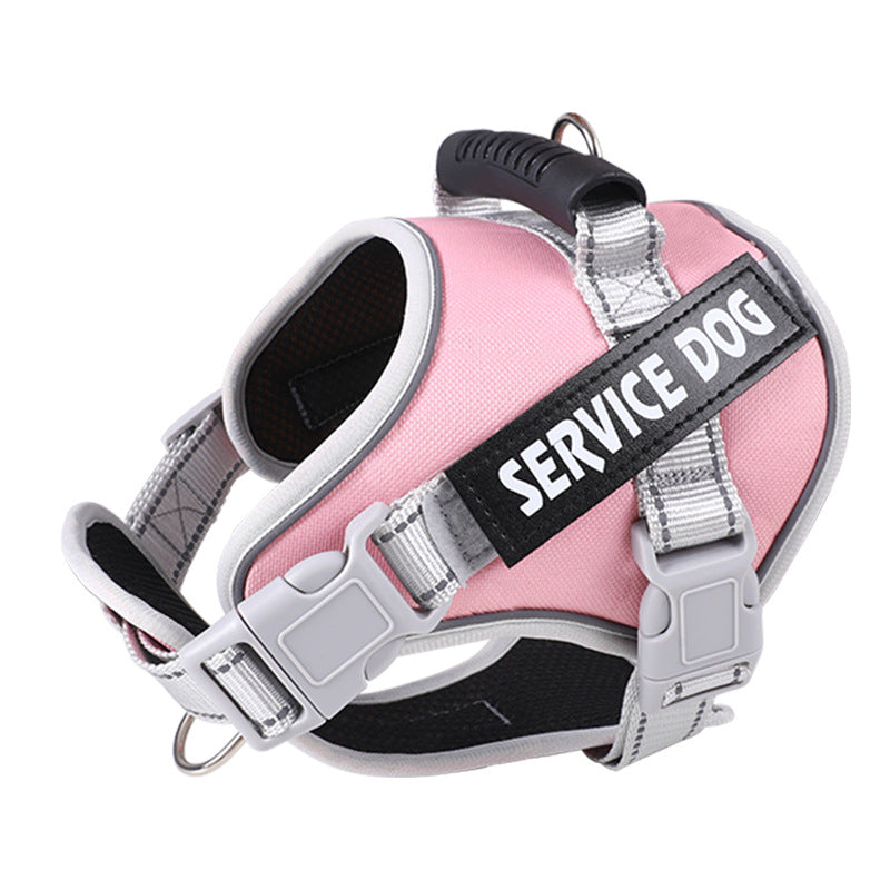 Dog leash reflective pet harness walking leash(Single chest back)
