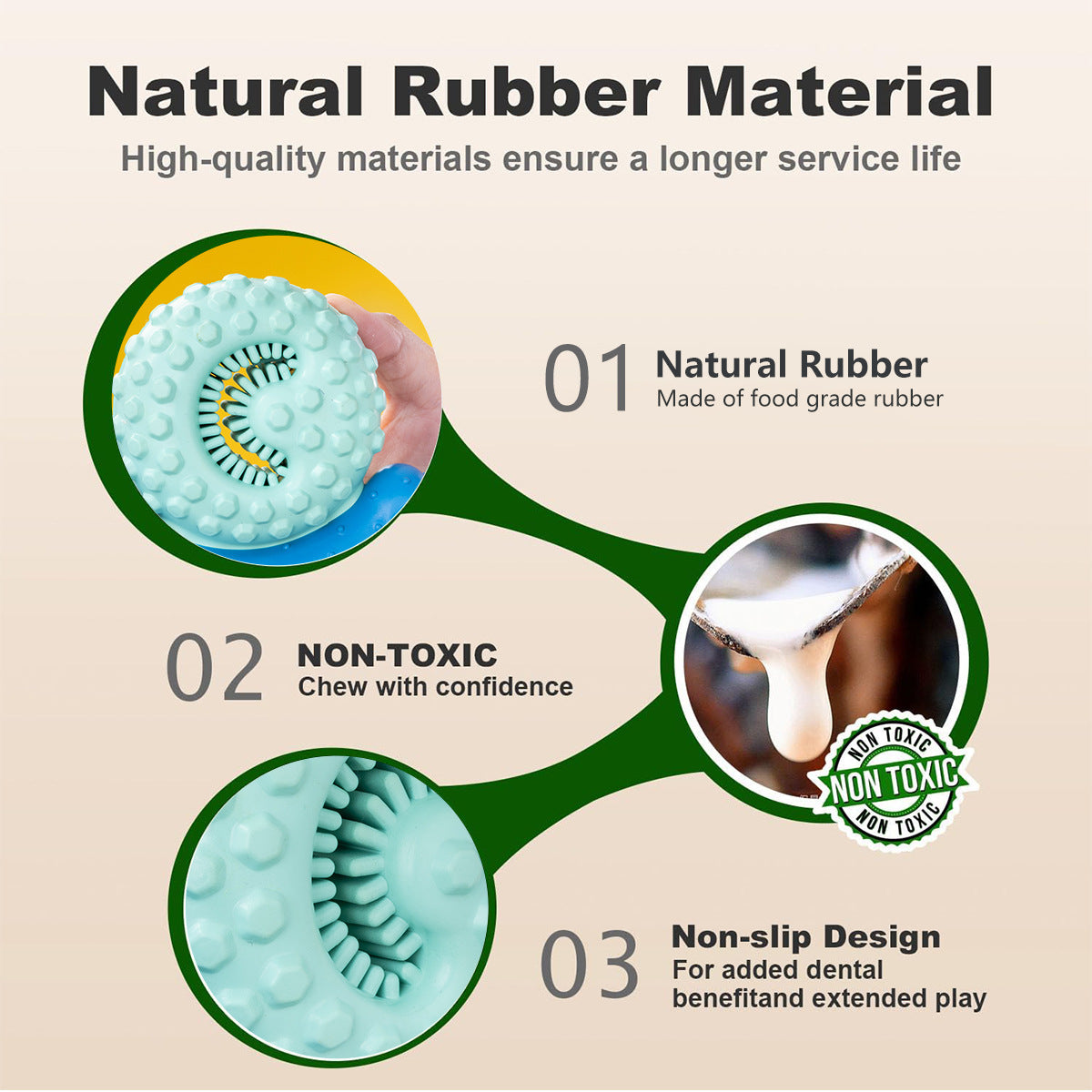 Pet toys, new dog supplies, gritting teeth, teeth training, teeth cleaning, self-hi, snail protection, chewy