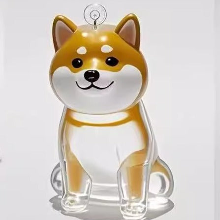 Cute animal hairball capsule decoration storage box for cats and dogs with transparent hair, commemorative dust-proof box.