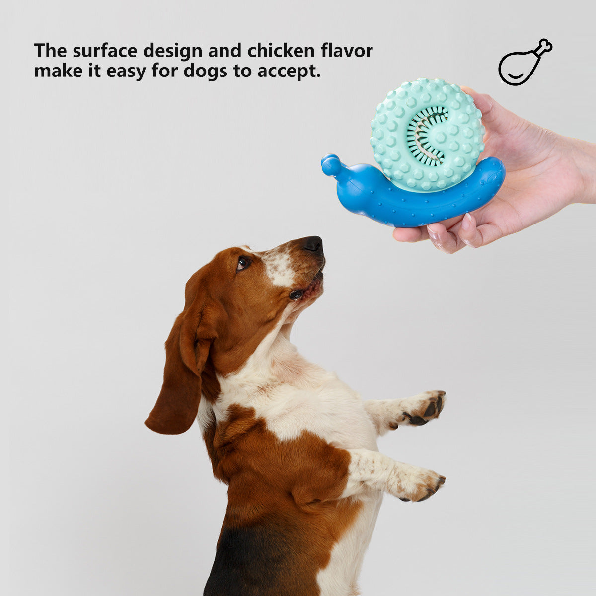 Pet toys, new dog supplies, gritting teeth, teeth training, teeth cleaning, self-hi, snail protection, chewy
