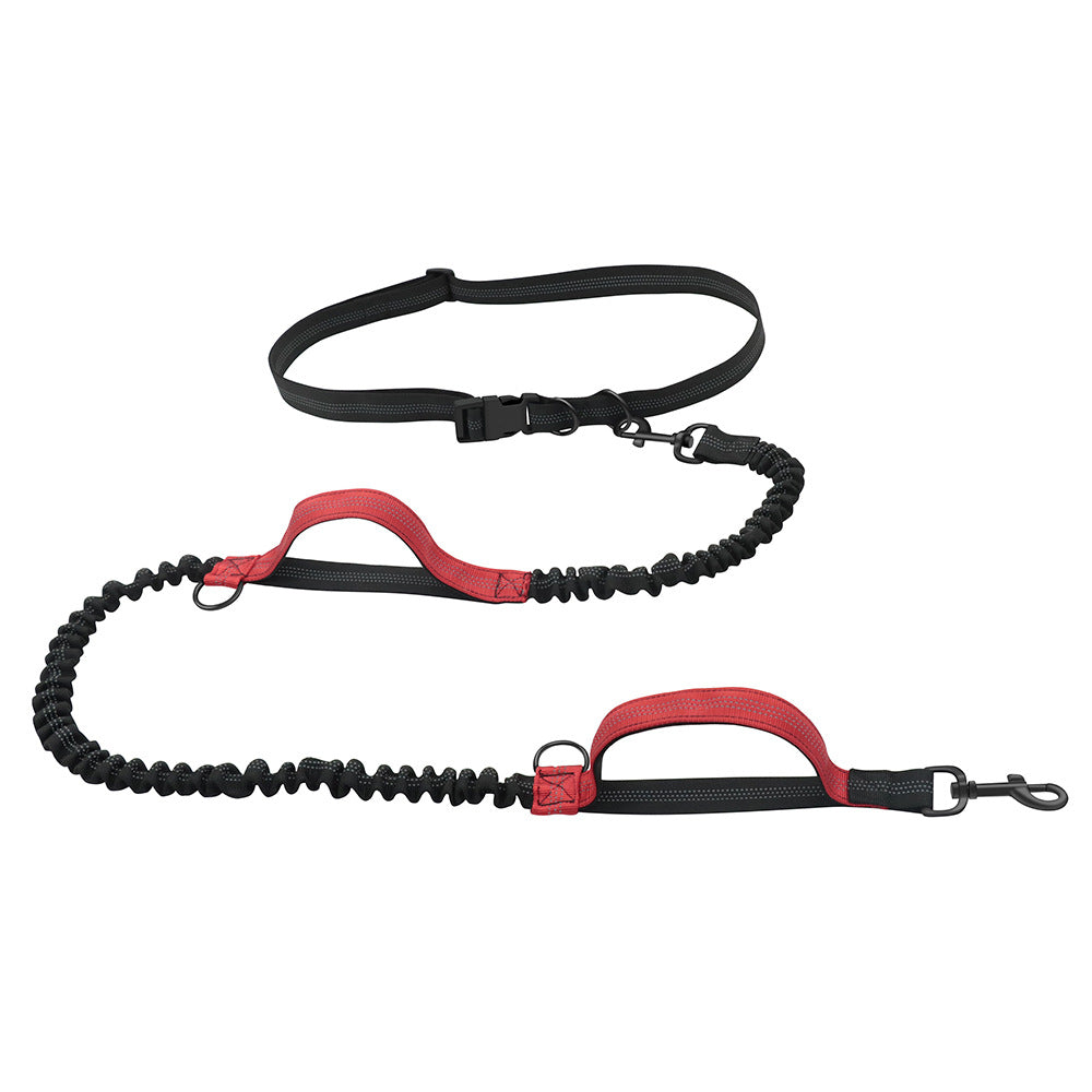 Pet out leash portable running sports leash reflective hands handle telescopic dog leash dog chain