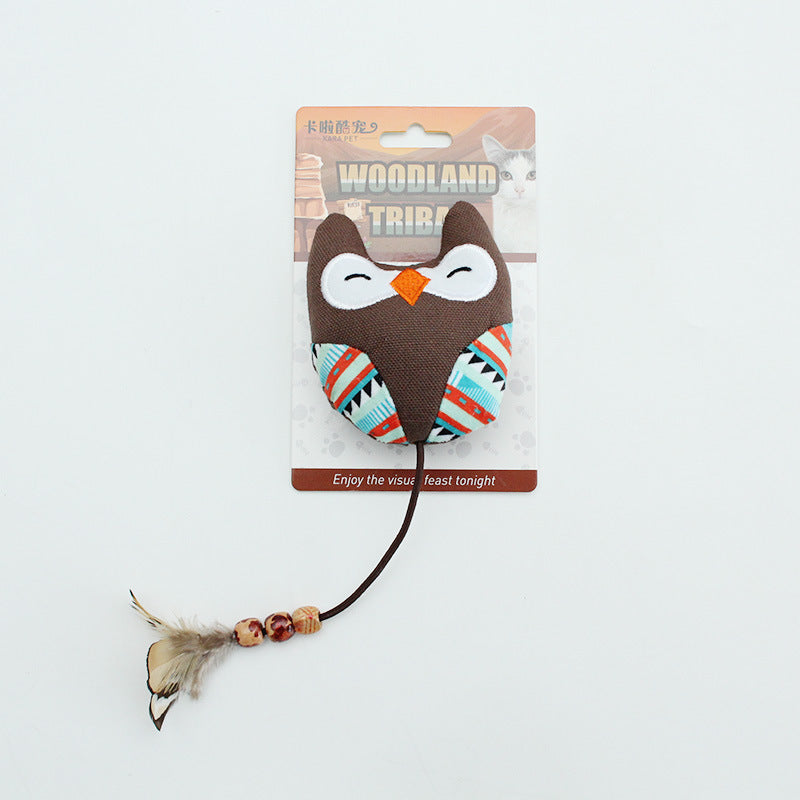 amazon cat toys self-hilarious relief kitten teeth grinding bite resistant tease cat stick plush pet supplies cat toys