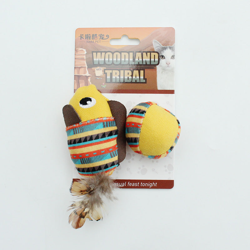 amazon cat toys self-hilarious relief kitten teeth grinding bite resistant tease cat stick plush pet supplies cat toys
