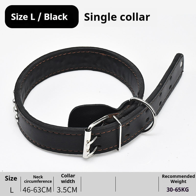 Leather dog leash for Golden Retriever and German Shepherd