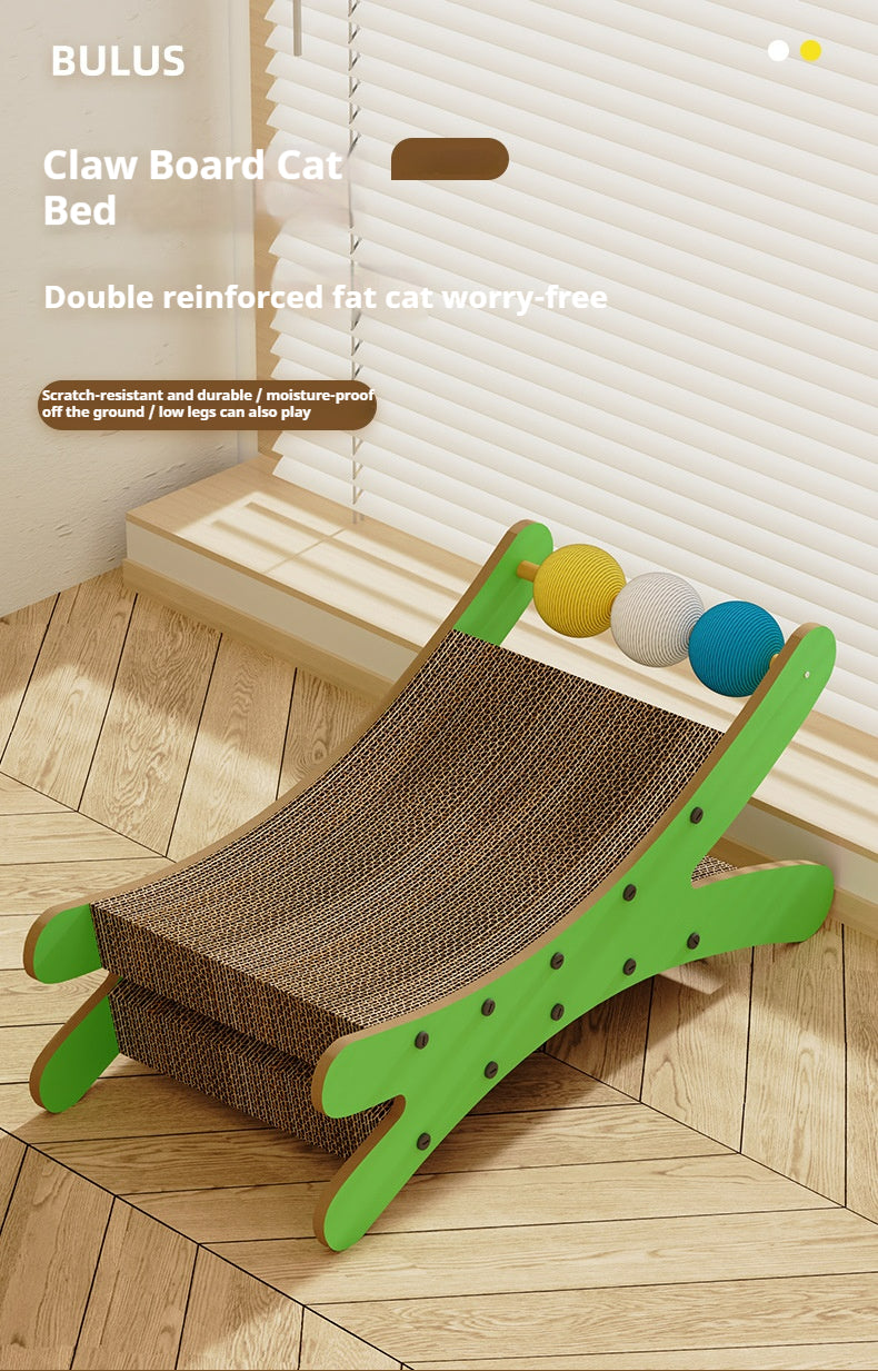 Cat scratching board, cat nest integrated corrugated paper, cat scratching ball, cat bed can be replaced,