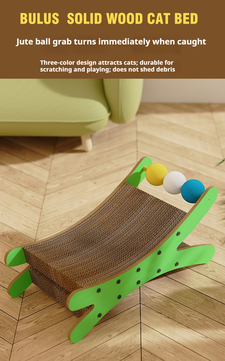 Cat scratching board, cat nest integrated corrugated paper, cat scratching ball, cat bed can be replaced,