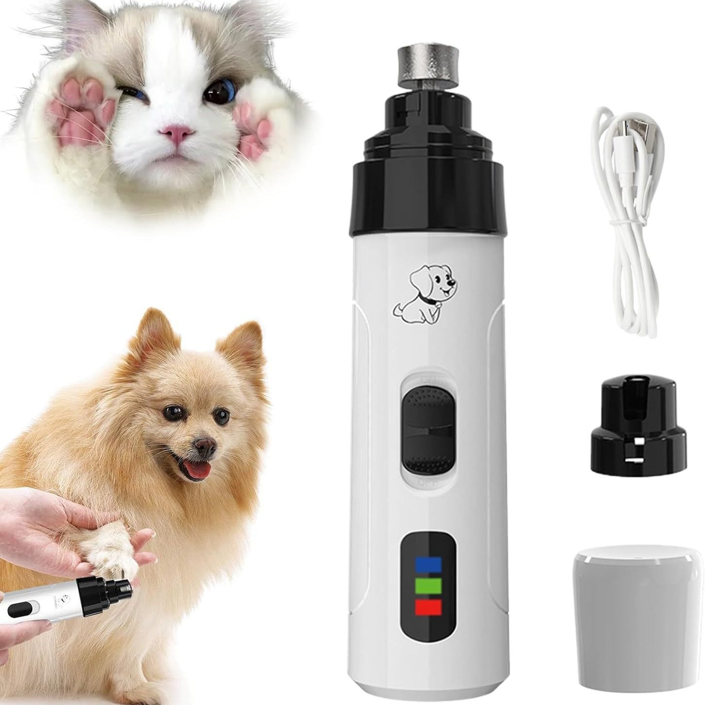 Electric nail grinder for pets