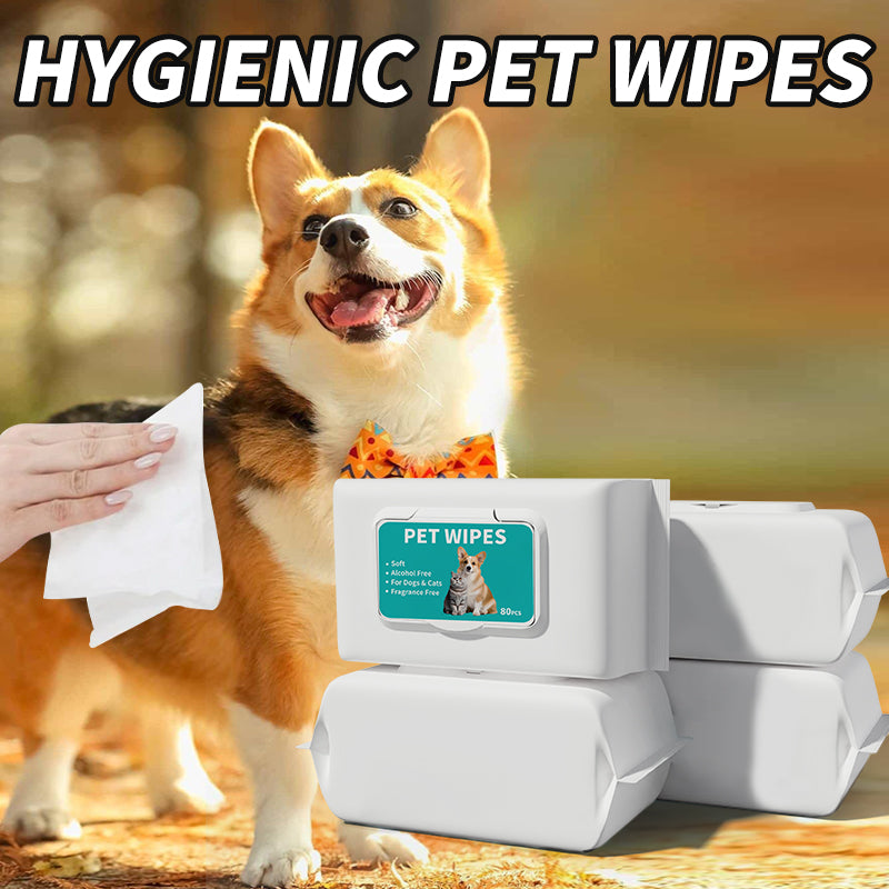 Pet supplies, pet wipes, 80 pumps, dogs and cats, special wipes, disposable disposable disposable cleaning
