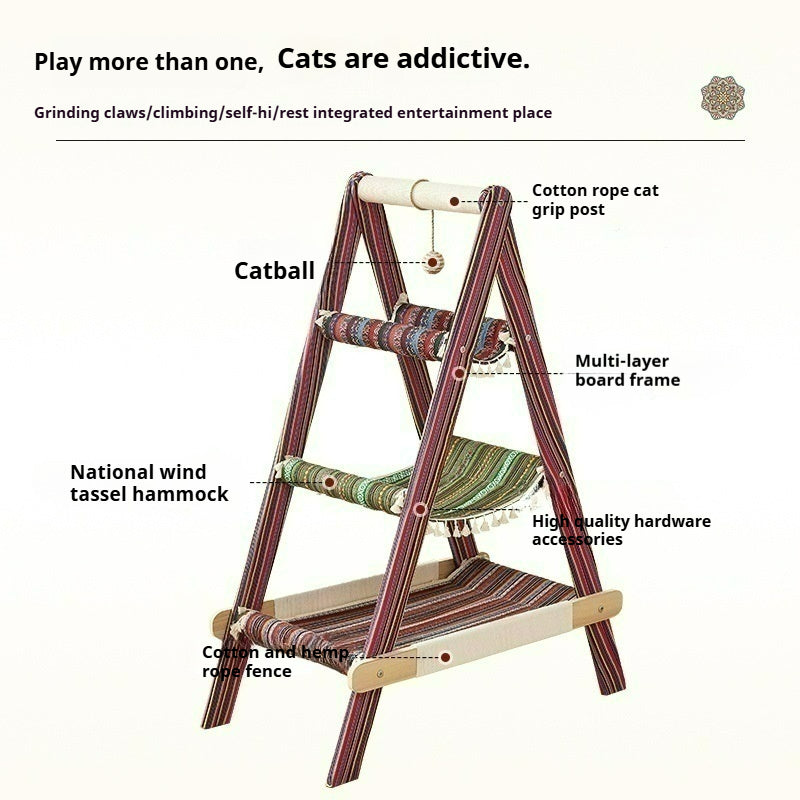 National - Style Cat Climbing Frame