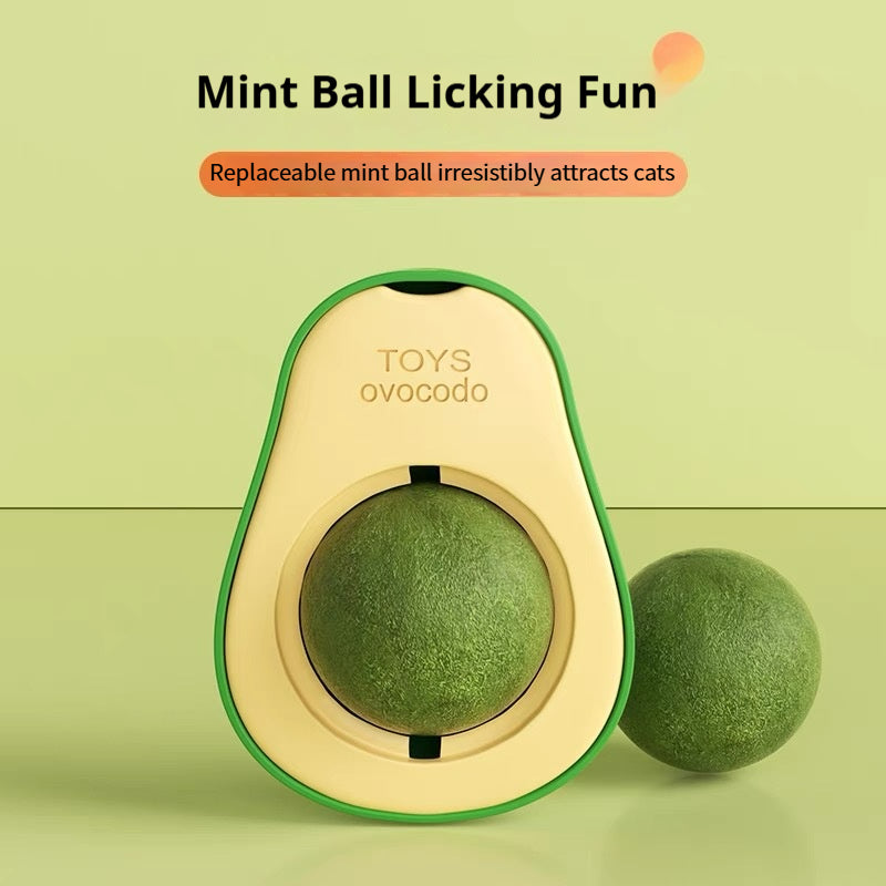 Catnip ball avocado