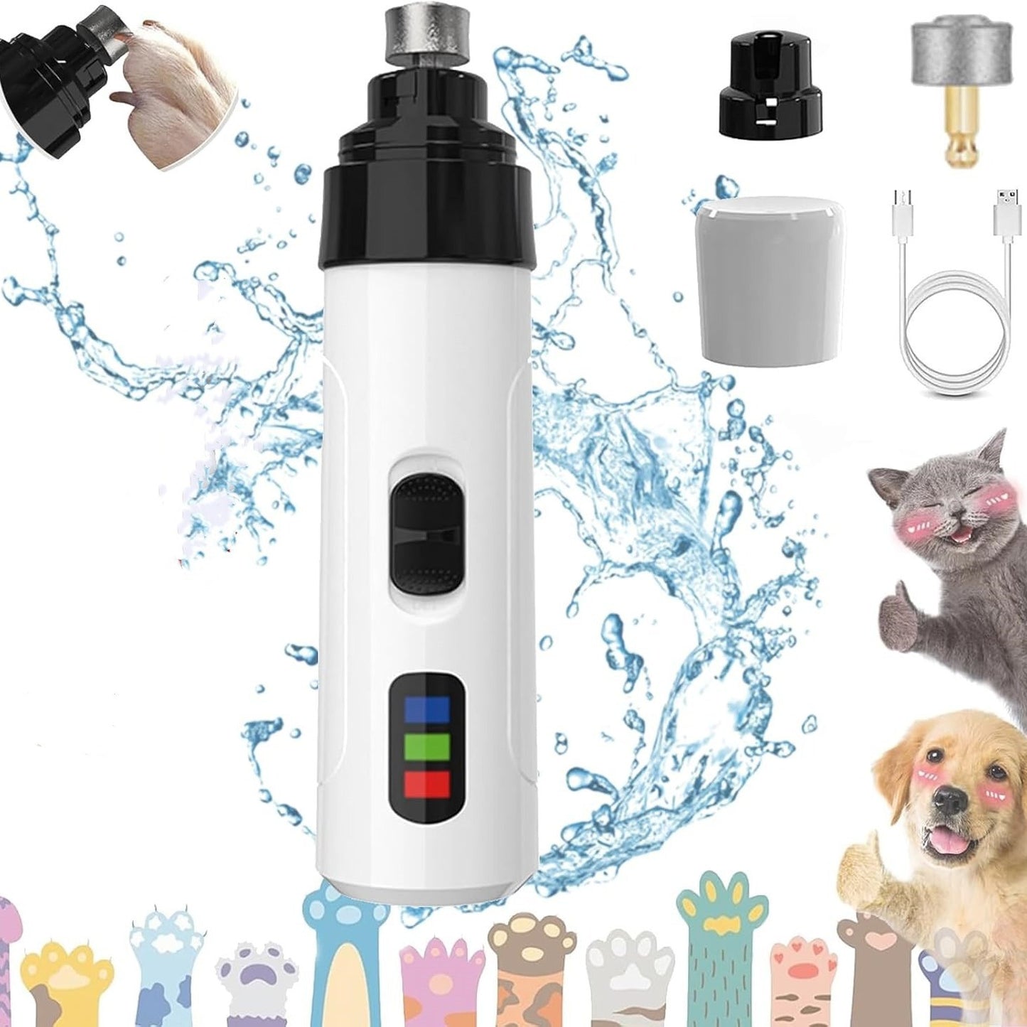 Electric nail grinder for pets